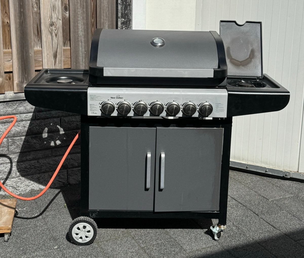 NICE COOKER 7pits-barbecue, Ophalen, Gebruikt