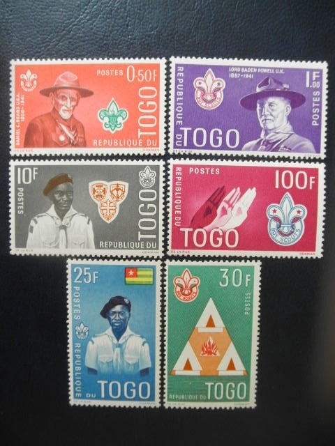 Postzegels Togo 1961 scouting - cw. 5,00 postfris., Ophalen of Verzenden, Overige landen, Postfris