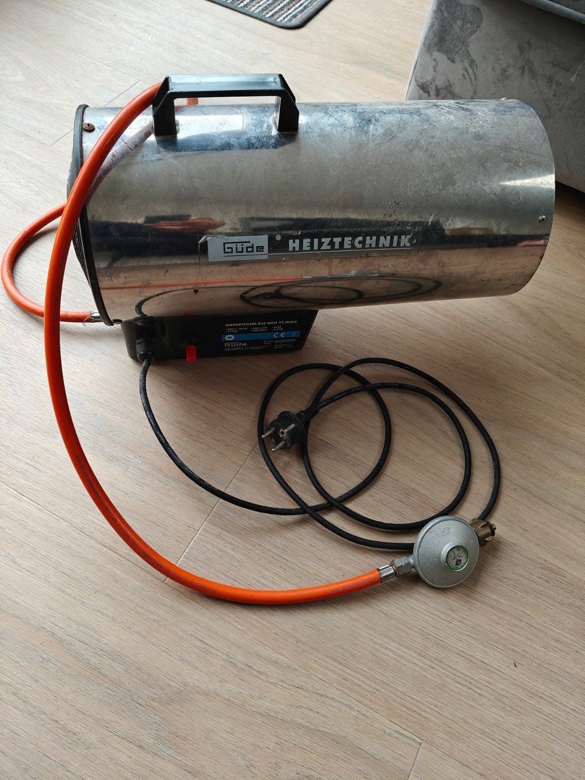 Heteluchtkanon / heater / verwarming, Ophalen of Verzenden, Gebruikt, Gas, Vloer