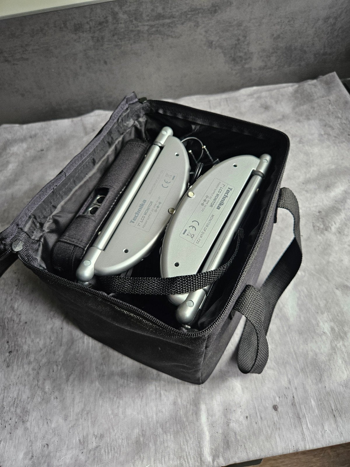 Portable DVD speler + 2x 7" LCD scherm., Draagbaar, Zo goed als nieuw, Ophalen, Overige merken