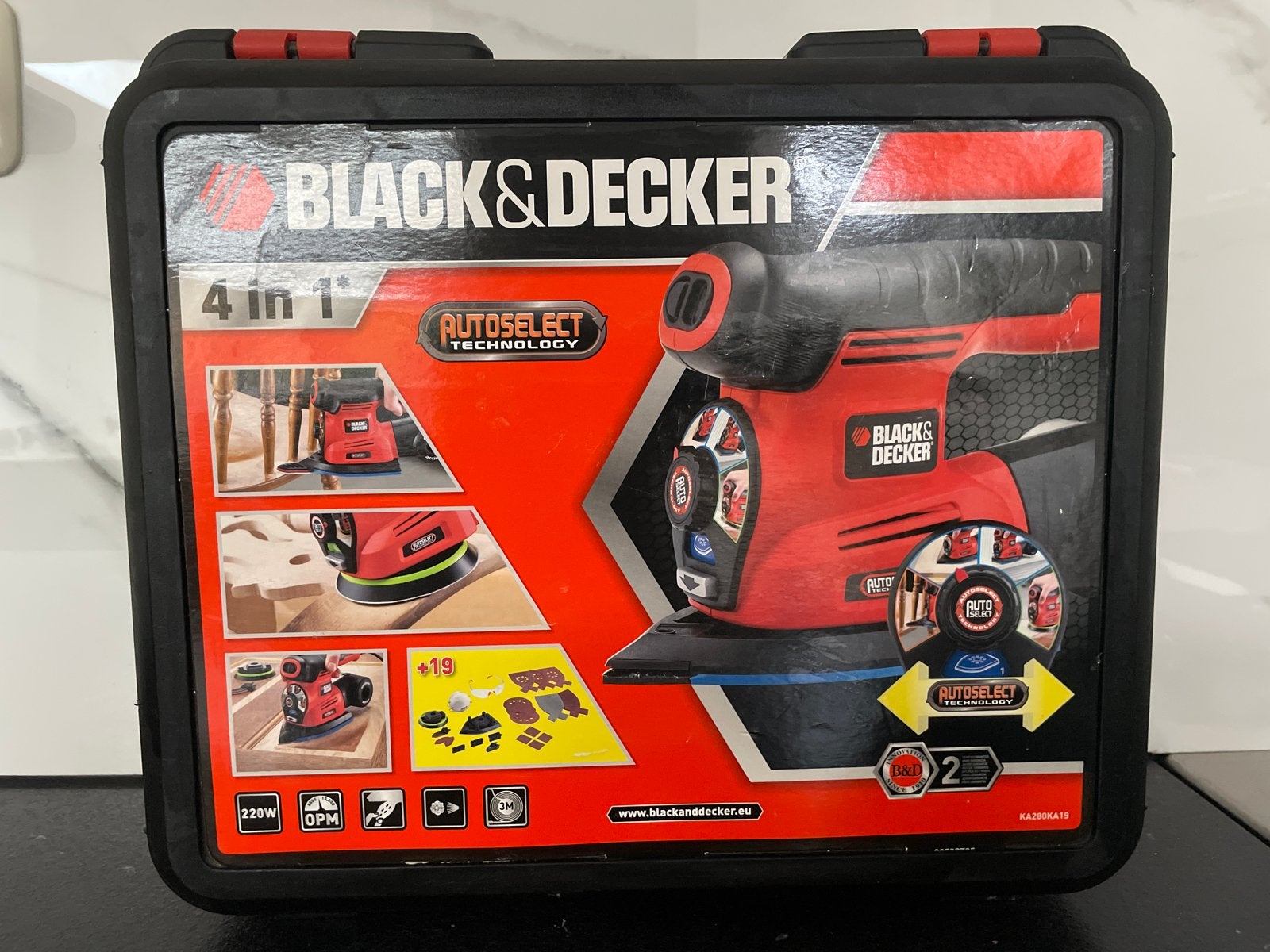 Black & Decker 4-in-1 Multischuurmachine met Autoselect, Ophalen of Verzenden, Zo goed als nieuw, Minder dan 600 watt, Overige typen