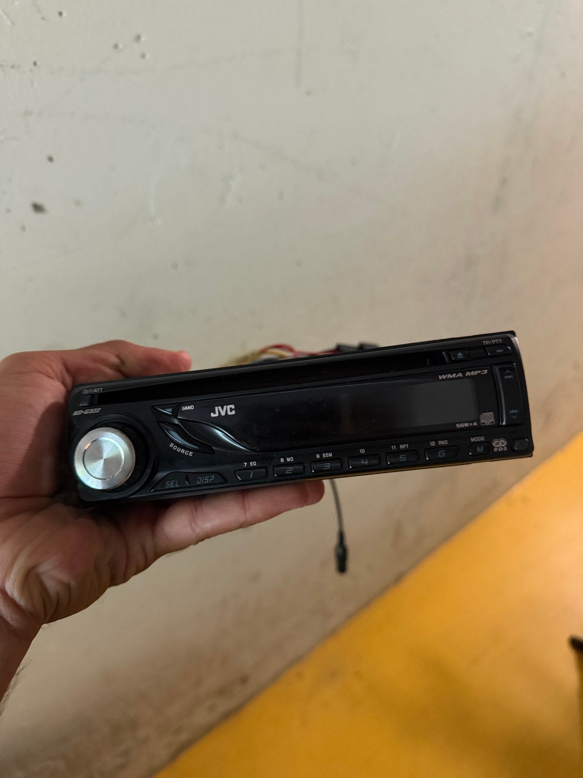 JVC KD-G322 CD-ontvanger Autoradio WMA MP3, Ophalen of Verzenden, Gebruikt