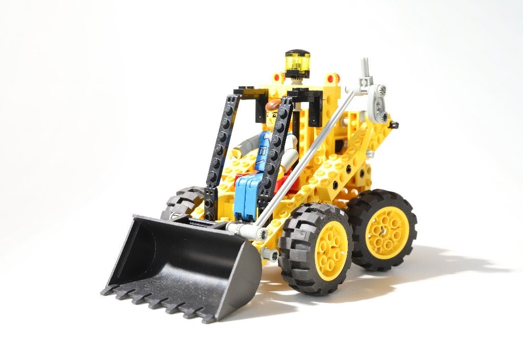 LEGO Technic 8235 Front End Loader / Wiellader (1995), Compleet, Gebruikt, Overige thema's, Lego