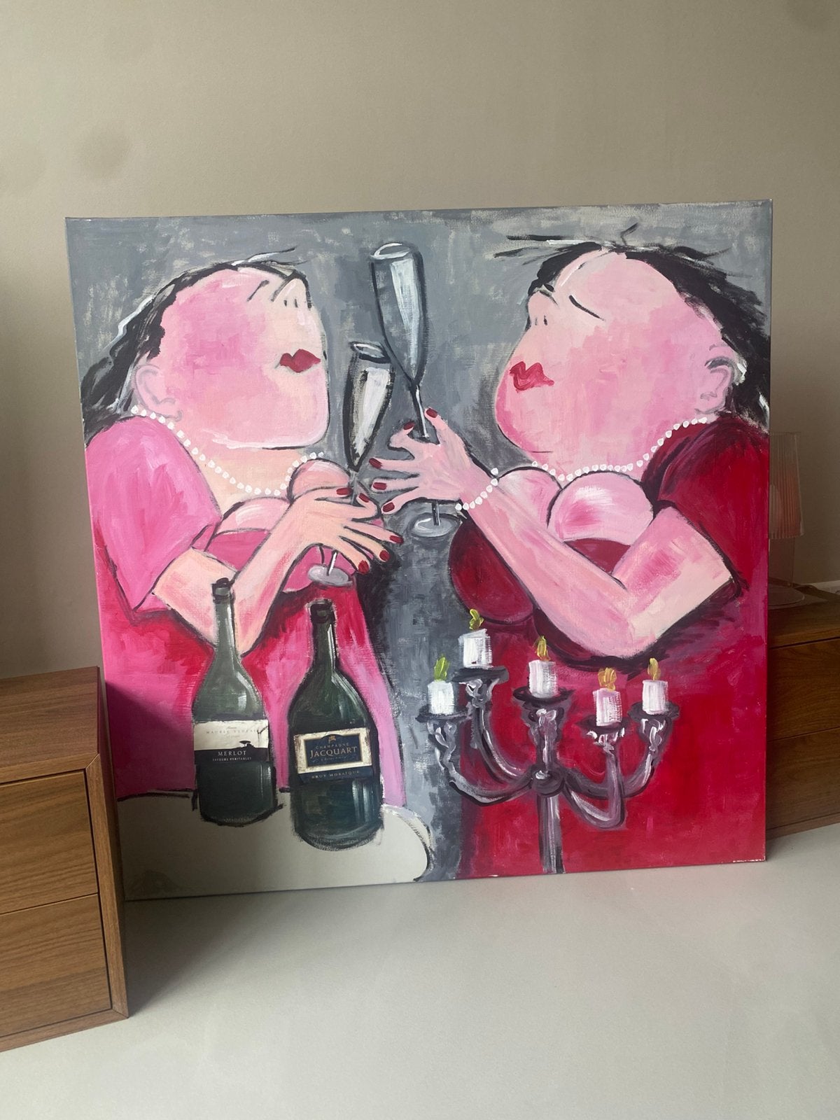 Schilderij 100x100 cm op canvas gratis, Ophalen