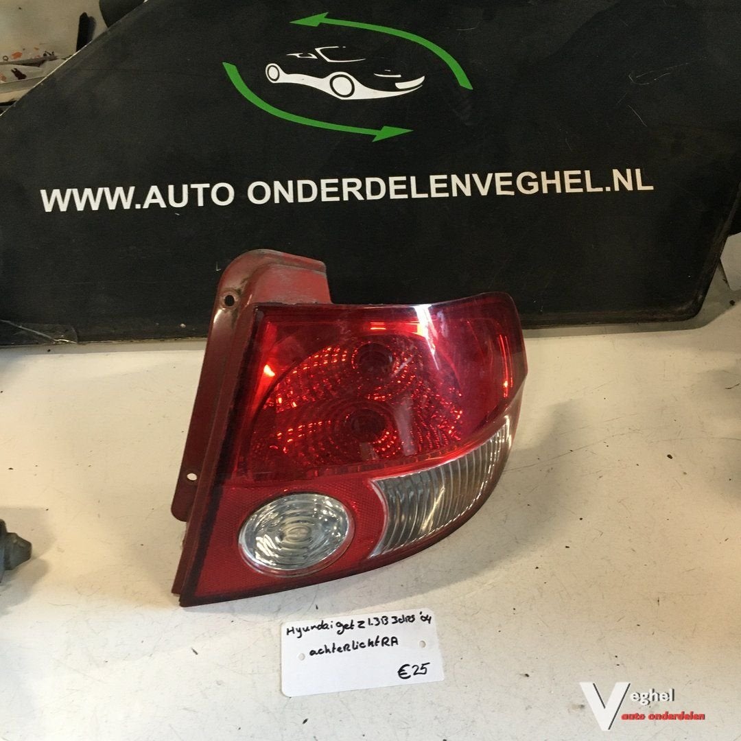 Hyundai Getz 1.3 3drs 2004 Wagennr 2500003 Achterlicht Recht, Auto-onderdelen, Verlichting, Gebruikt, -, -, Ophalen of Verzenden