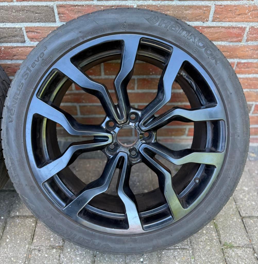 19” VW Passat Velgen & Hankook zomerbanden 5/6mm 5x112, Auto-onderdelen, Banden en Velgen, Gebruikt, Banden en Velgen, 235 mm