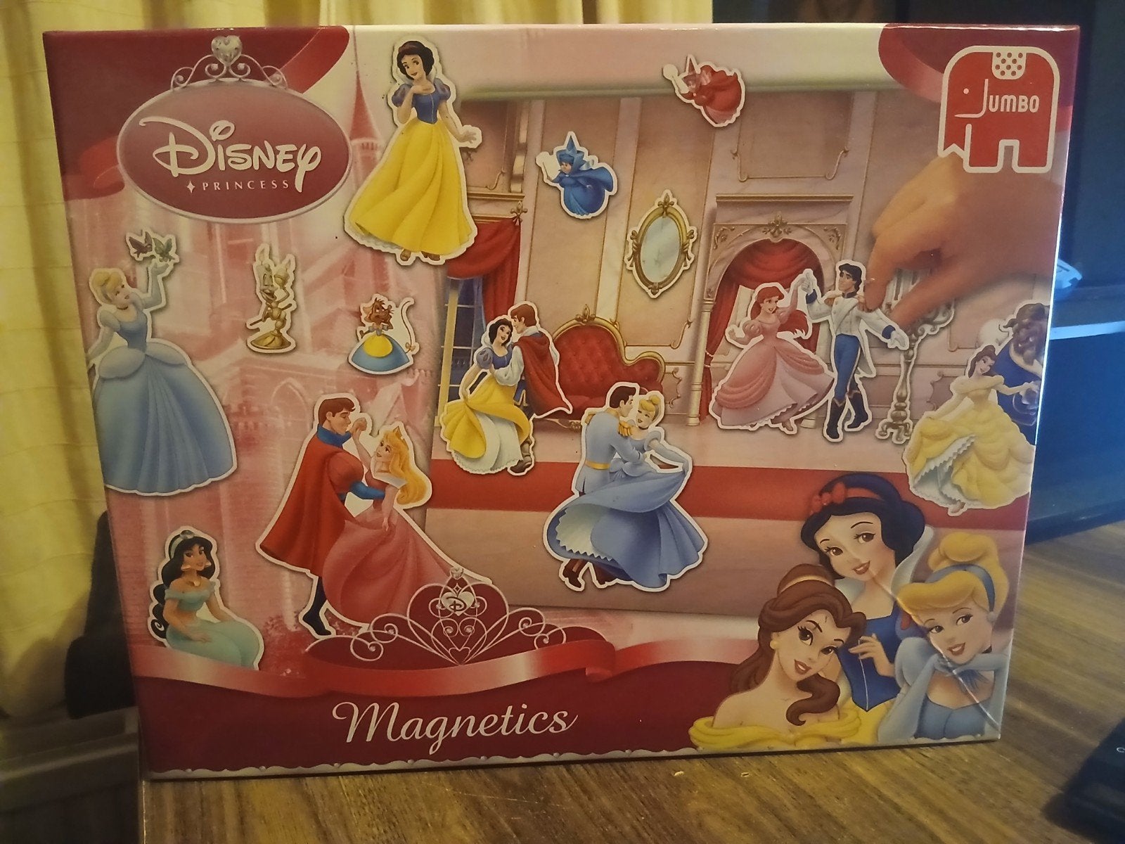 Disney Princess magnetics speelgoed doos van jumbo, Ophalen of Verzenden, 10 tot 50 stukjes