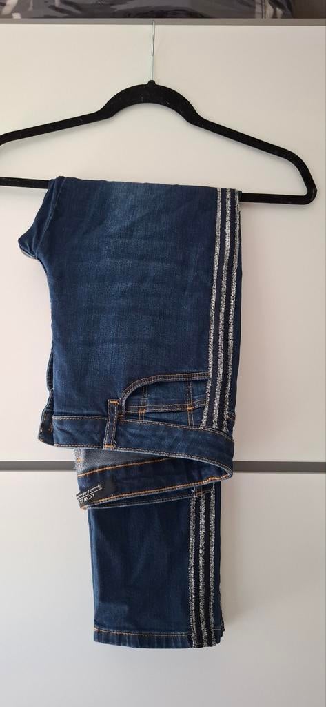 LCW Jeans met zilveren bies - Maat 38, LCW Jeans, Blauw, Ophalen of Verzenden, Zo goed als nieuw