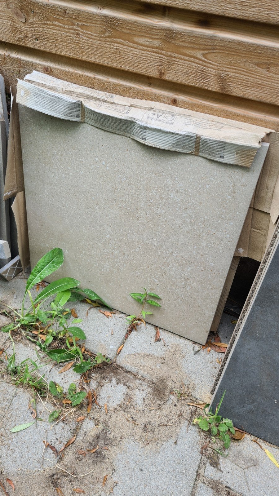 gratis beige tuintegels, Ophalen, Minder dan 80 cm, Gevelraam of Ruit, Minder dan 80 cm