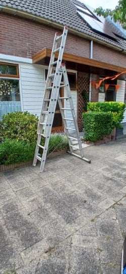 Reform ladder 3 x 8 treden, Doe-het-zelf en Verbouw, Ladders en Trappen, Ophalen, Gebruikt, Ladder, 4 meter of meer