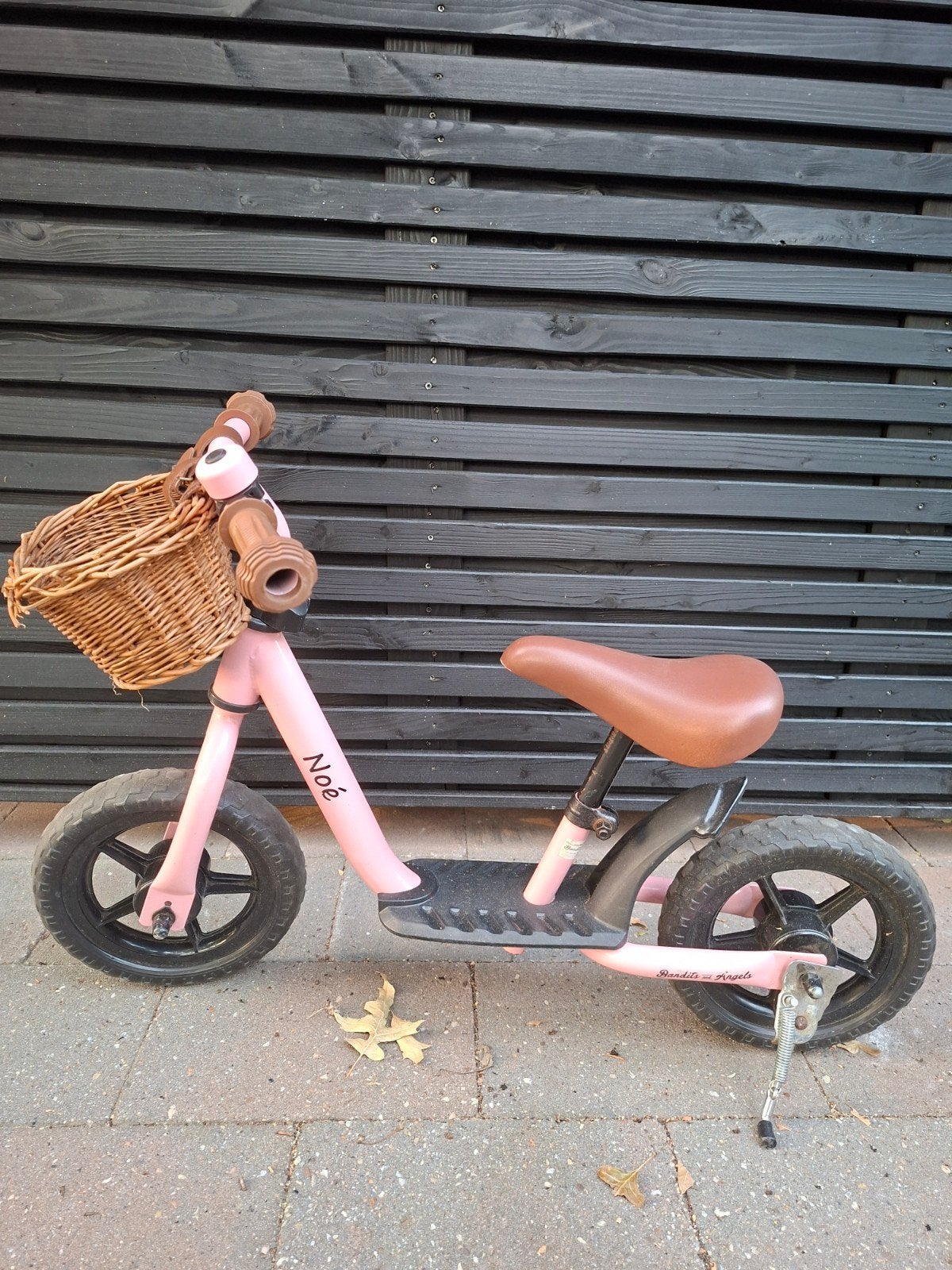 Bandit & Angels Loopfiets met Standaard en Mandje, Ophalen, Gebruikt, Loopfiets