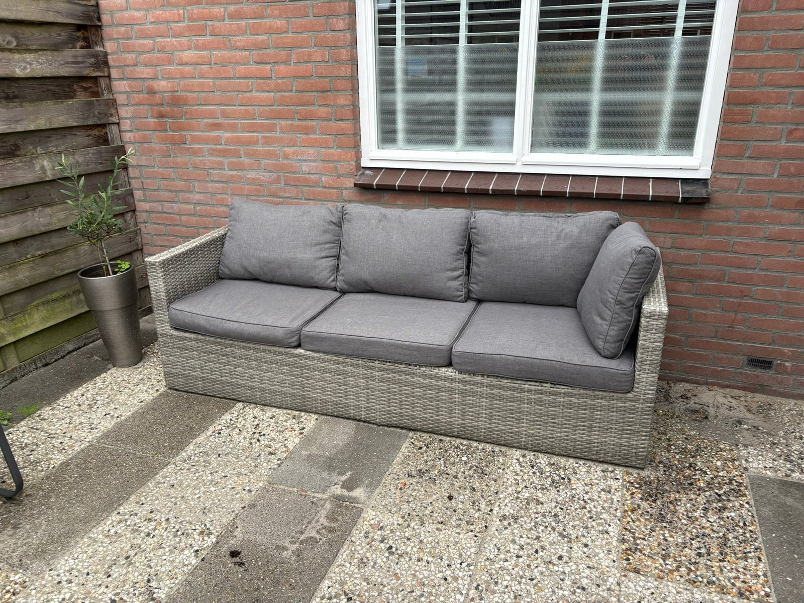 Loungebank, Ophalen, Gebruikt, Bank