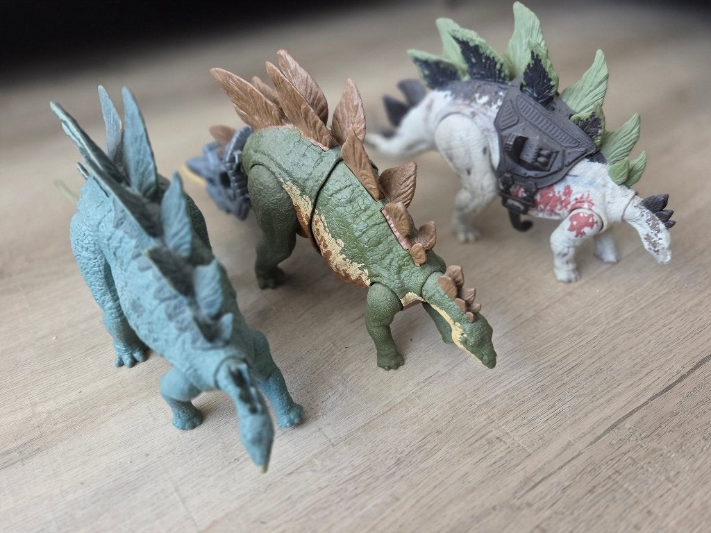 Mattel jurassic world stegosaurus, Ophalen of Verzenden, Zo goed als nieuw