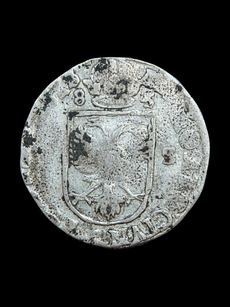 Rijderschelling / 6 Stuiver Deventer 1686, Postzegels en Munten, Vóór koninkrijk, Zilver, Losse munt, Overige waardes