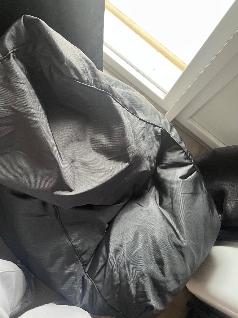 Zitzak zwart, Huis en Inrichting, Ophalen, Zo goed als nieuw, Zwart, Zitzak