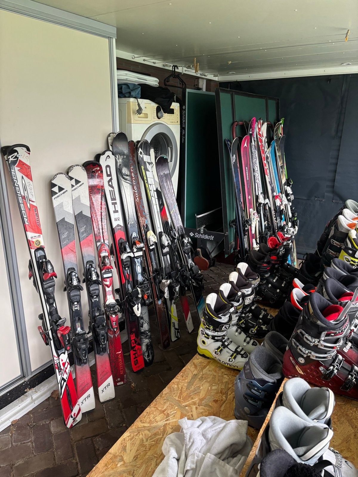 Diverse ski's en skischoenen te koop, Ophalen, 140 tot 160 cm, Gebruikt, Rossignol
