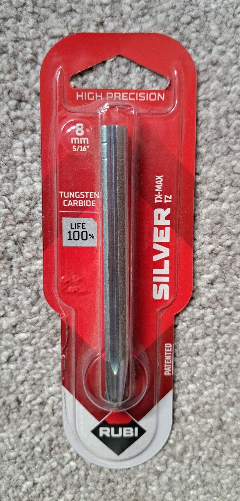 Rubi Silver TZ TX-Max Tegelboor 8mm - Nieuw in verpakking, Ophalen of Verzenden, Nieuw, Snijgereedschap, Rubi