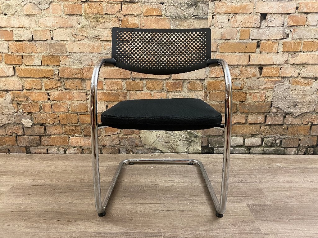 Vitra Visavis 2 – Zwart stof | Antonio Citterio, Ophalen, Zwart, Design, Zo goed als nieuw