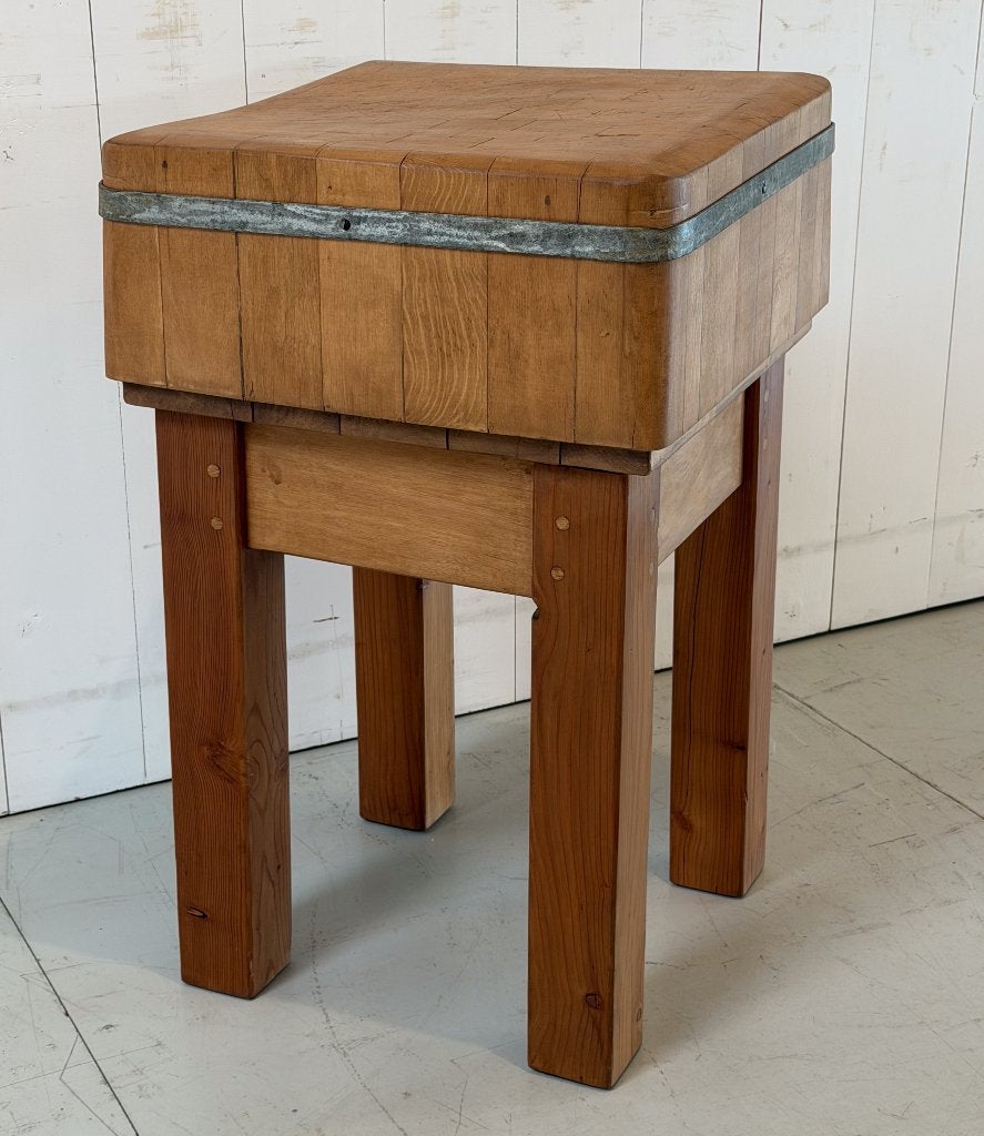 Houten hakblok | Keukenblok | Vintage slagersblok, Ophalen