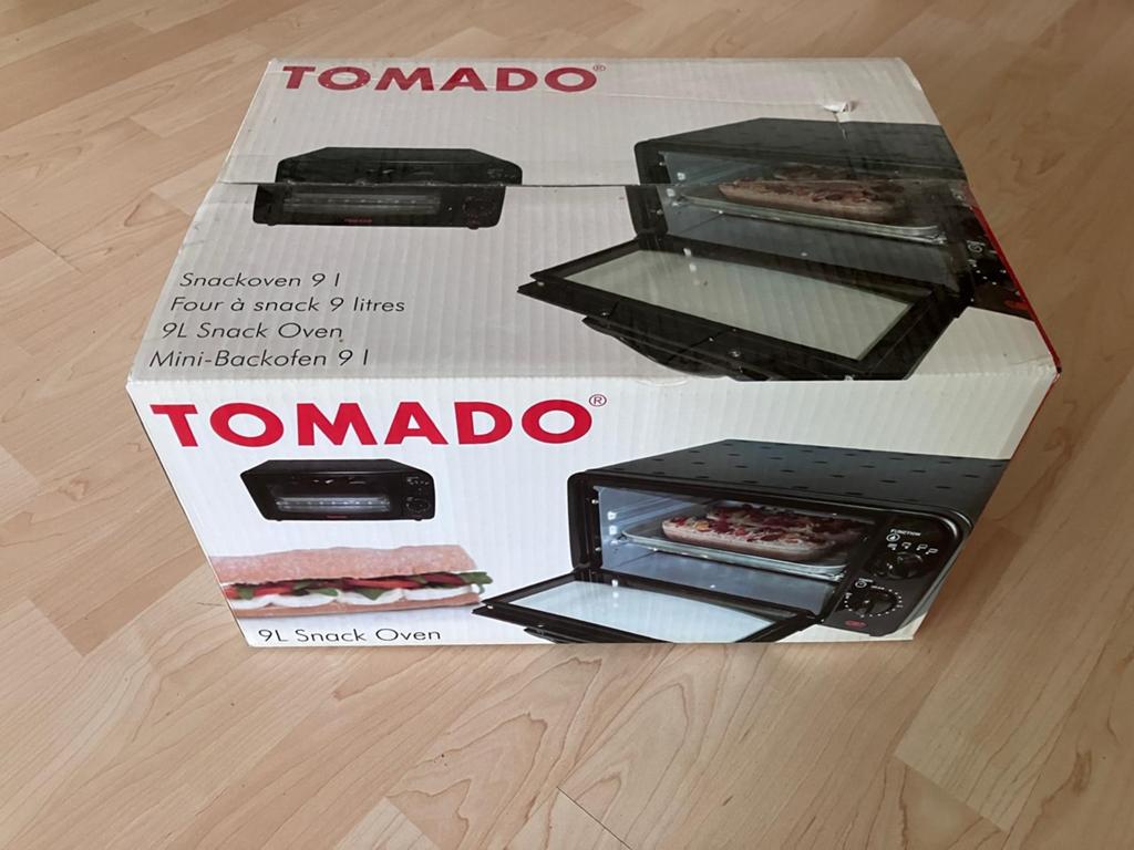 Tomado Snackoven 9L - Nieuw in verpakking, Ophalen, Minder dan 45 cm, Overige merken, Minder dan 45 cm