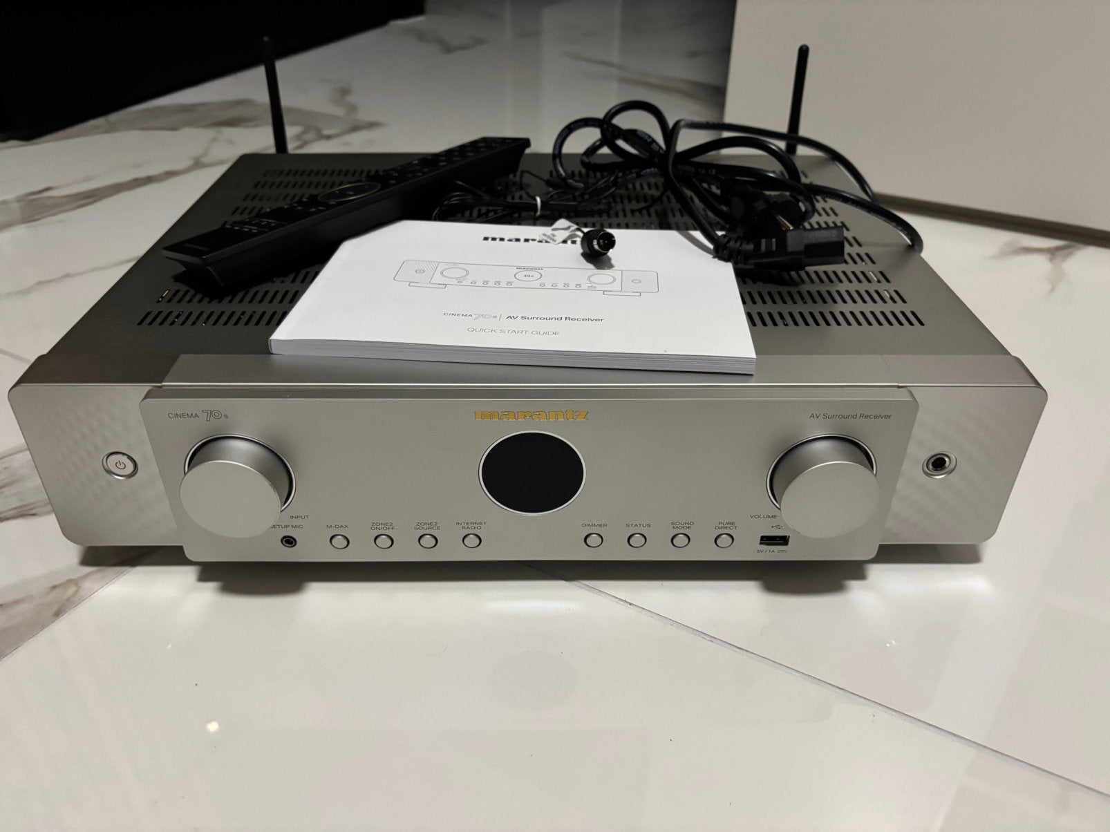 Marantz Cinema 70s AV Surround Receiver, Zo goed als nieuw, 120 watt of meer, Ophalen, Marantz