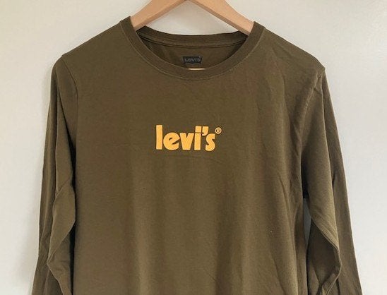 Gave longsleeve levi’s maat 176 / S, Levi's, Ophalen of Verzenden, Zo goed als nieuw, Groen