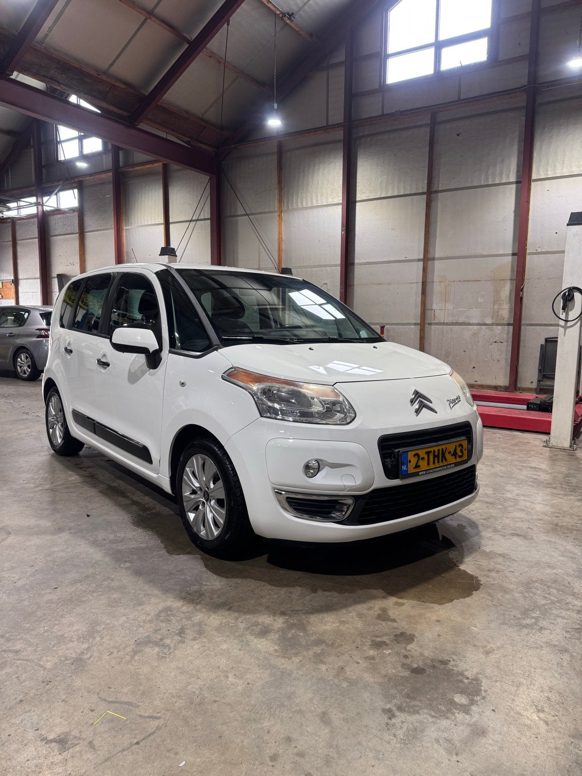 Citroën C3 Picasso 1.6 VTI 2009 Wit, Auto's, Voorwielaandrijving, 4 cilinders, Wit, 14 km/l