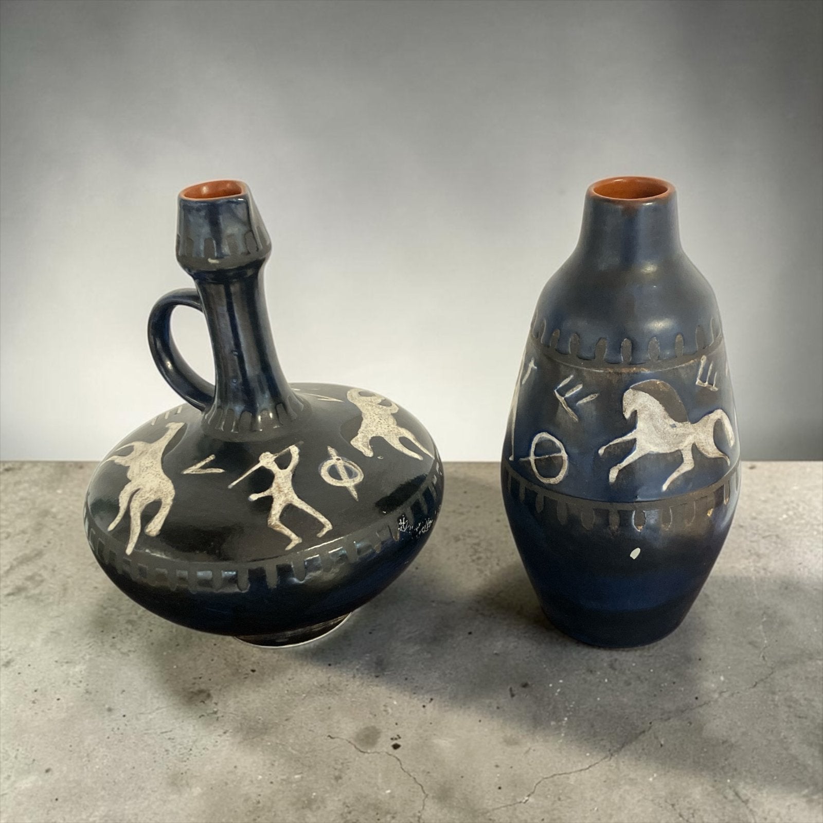 Mid-Century Keramiek West Germany Ceramano / Cavallo/Gallo, Ophalen of Verzenden