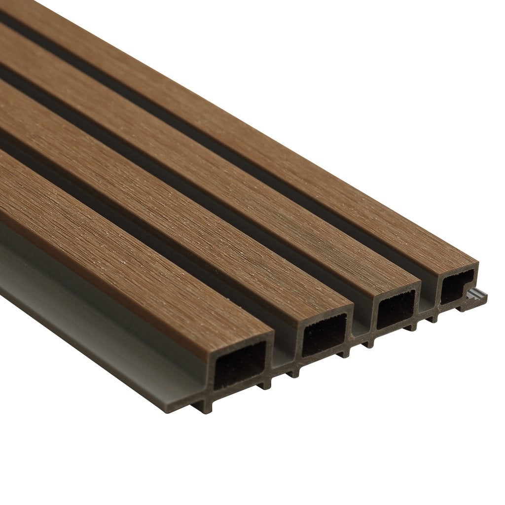 Composiet Gevelbekleding WPC 2900 x 219 x 28 mm, Doe-het-zelf en Verbouw, Platen en Panelen, Ophalen of Verzenden, Nieuw, Overige materialen