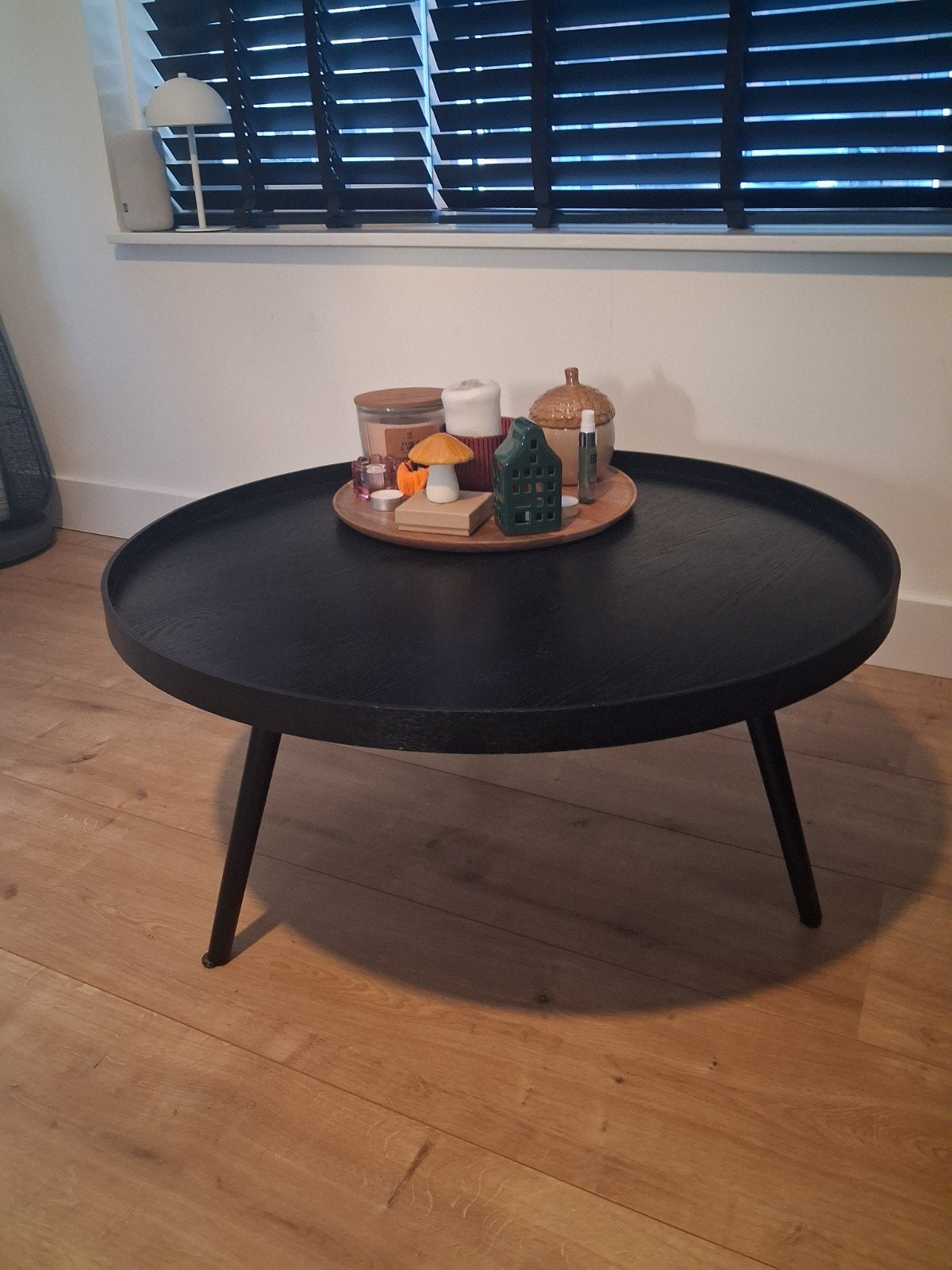 WOOOD Mesa Bijzettafel XL, Ophalen, Gebruikt, 50 tot 100 cm, Rond