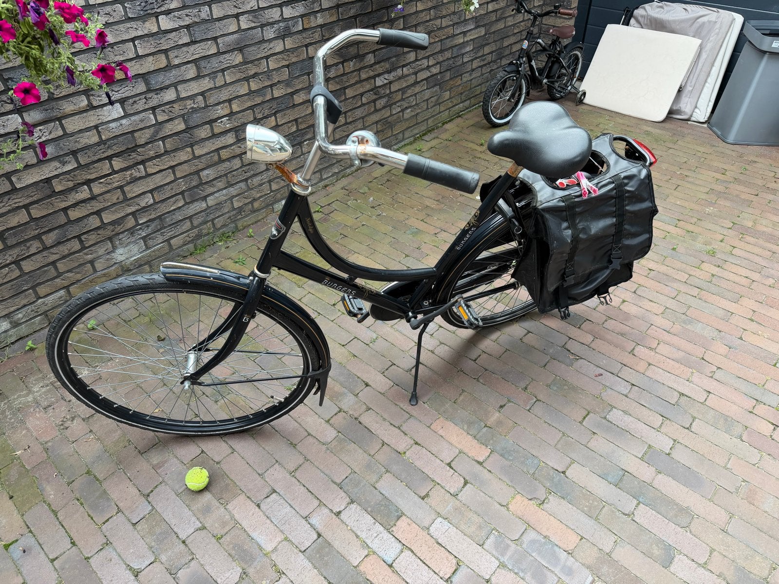 Damesfiets Batavus Old Dutch met dubbele fietstas, Terugtraprem, Batavus, Ophalen of Verzenden, 50 tot 53 cm