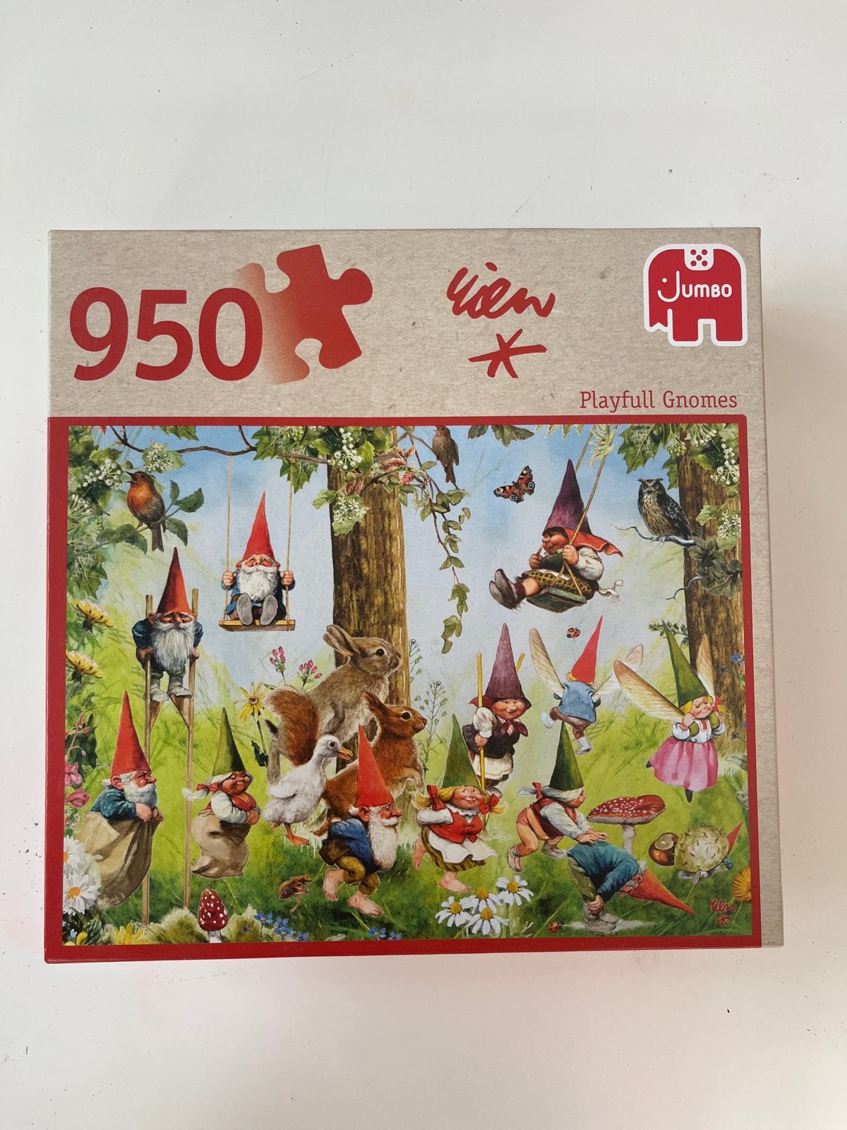 Puzzel 950 stukjes, Jumboplay: Playfull Gnomes, Ophalen, 500 t/m 1500 stukjes, Gebruikt, Legpuzzel
