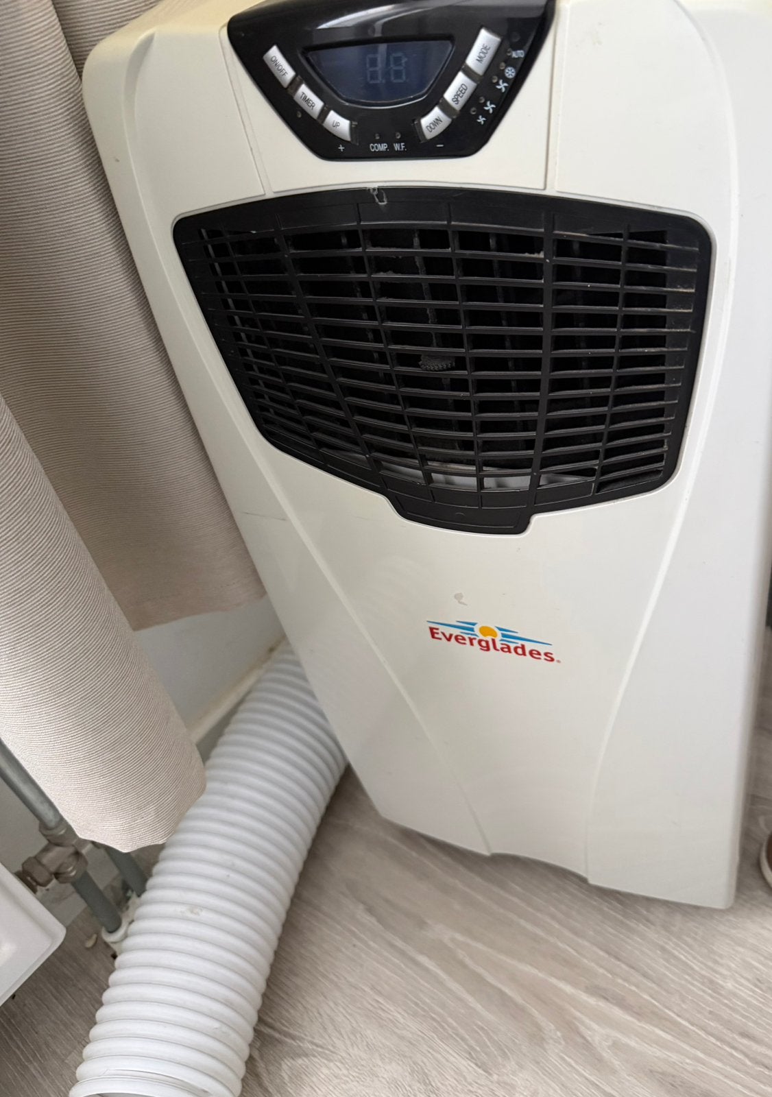 Everglades mobile airco, Witgoed en Apparatuur, Airco's, Ophalen, Minder dan 60 m³, 3 snelheden of meer, Zo goed als nieuw