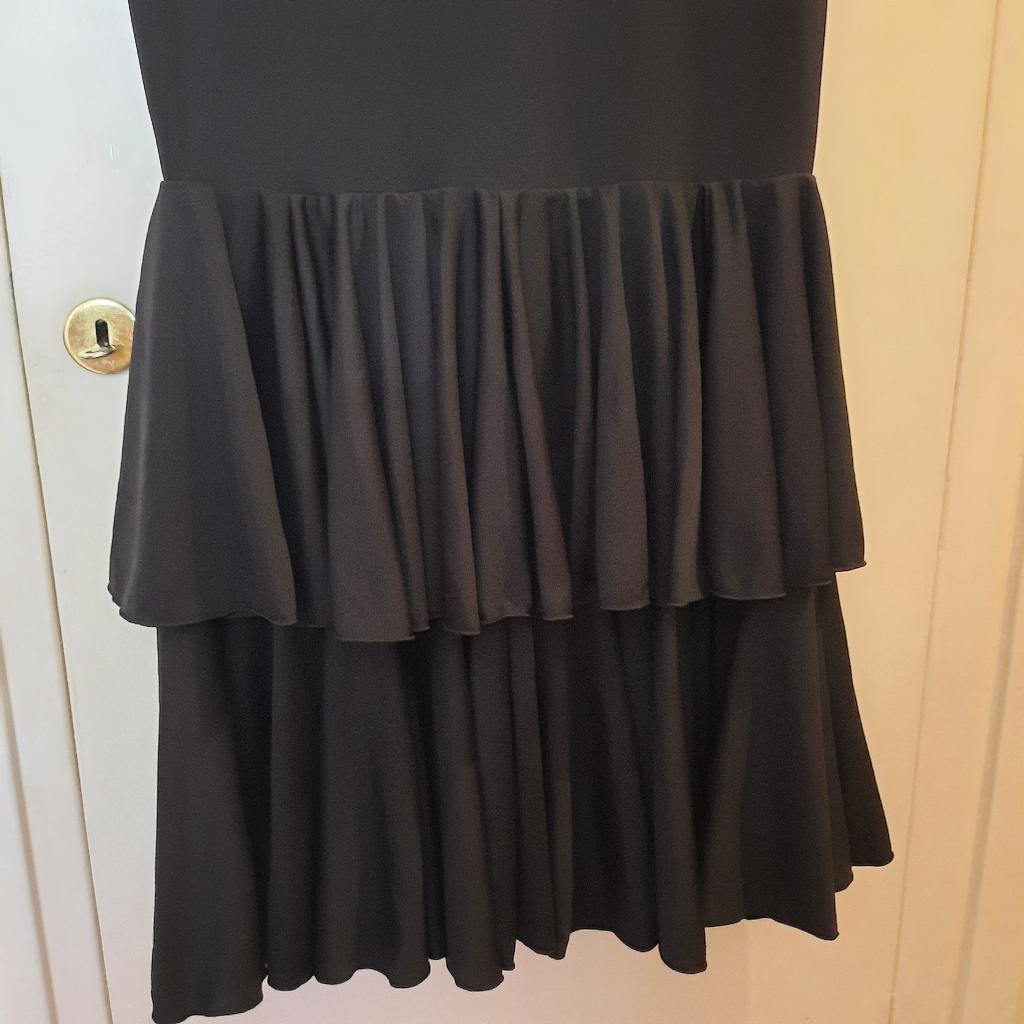 Flamenco rok flamencorok zwart twee volanten 42 44, Ophalen of Verzenden, Gebruikt, Kleding