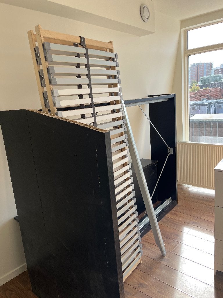 Bed, Ophalen, Gebruikt, Zwart, Twijfelaar