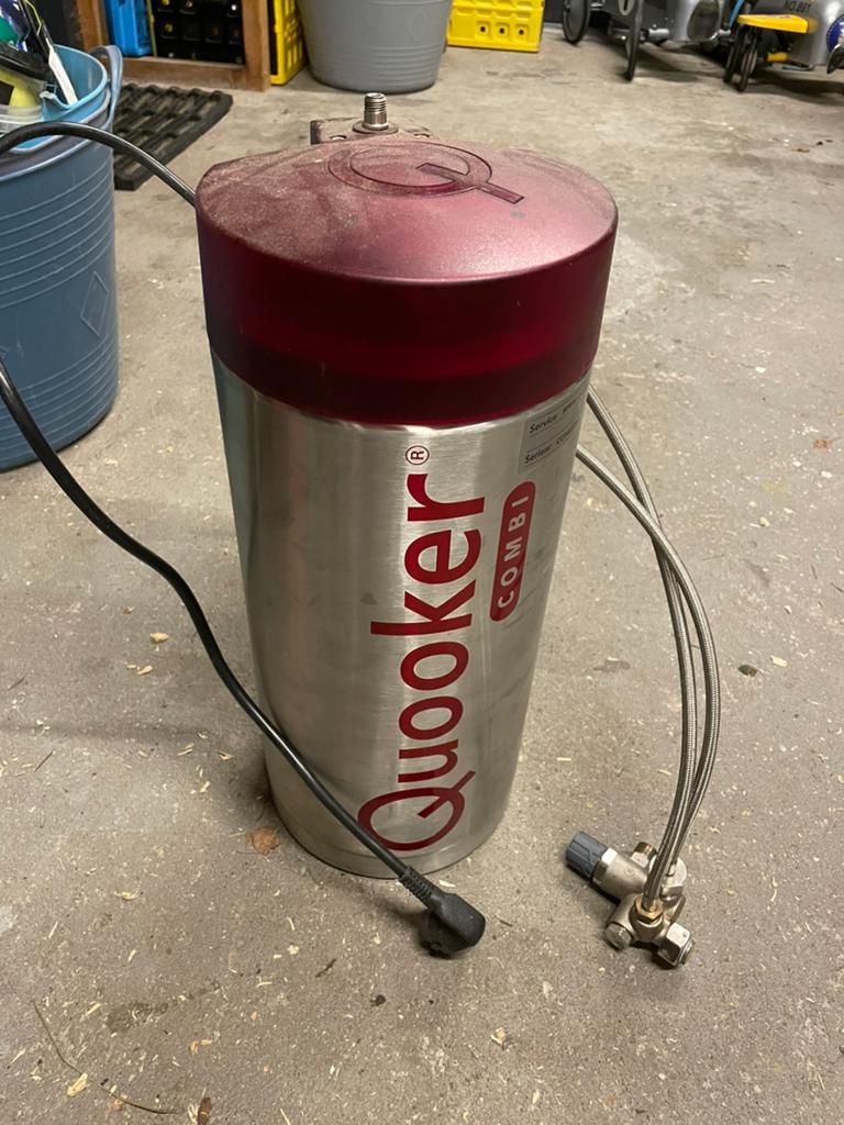 Quooker Combi 2.2 E, Doe-het-zelf en Verbouw, Geisers en Boilers, Minder dan 20 liter, Ophalen, Zo goed als nieuw, Boiler