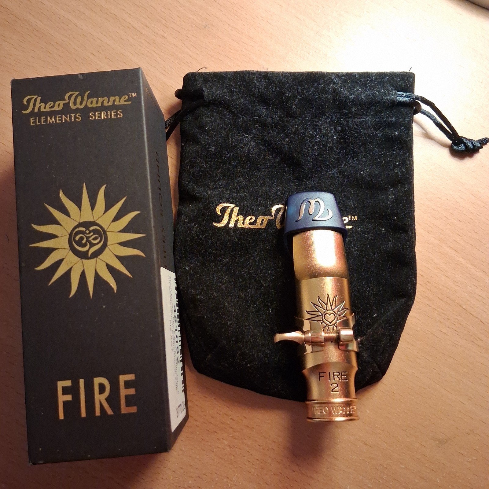 Theo Wanne Fire 2 Alto Gold mondstuk (tip opening 7), Ophalen, Zo goed als nieuw, Alt
