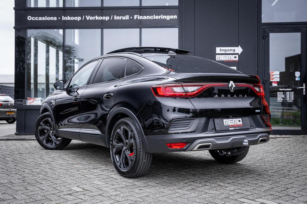 Renault Arkana 1.6 E-Tech Hybrid R.S. Line*PANO*CARBON*VOL!, Arkana, Gebruikt, Euro 6, Zwart