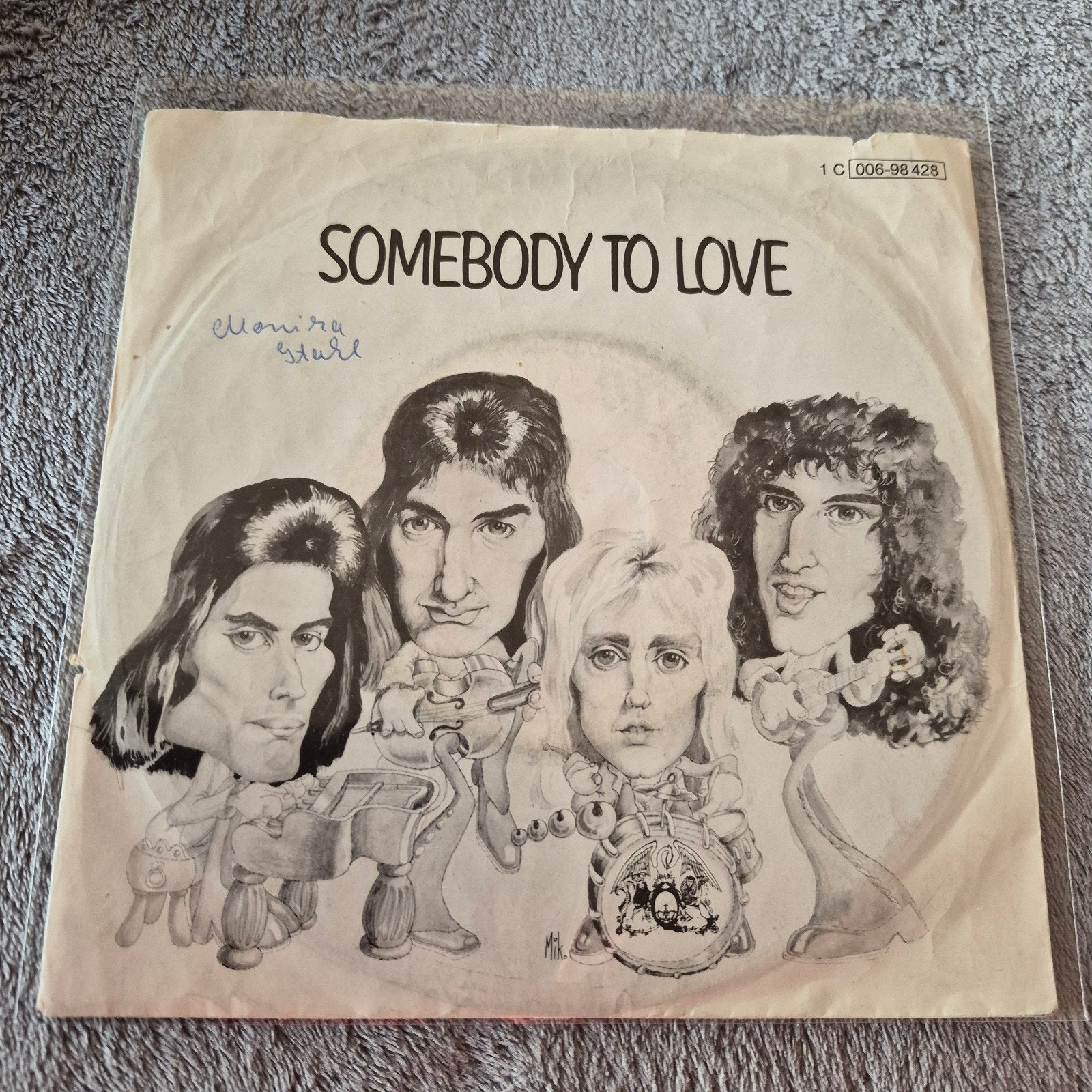 Queen - Somebody to love, Cd's en Dvd's, Vinyl Singles, Gebruikt, Pop, Ophalen of Verzenden