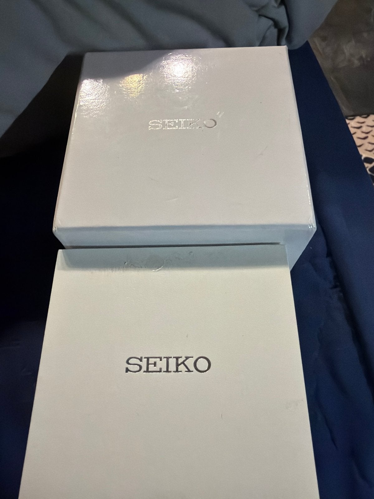 Seiko horlogedozen - Set van 2, Ophalen of Verzenden, Gebruikt