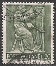 Vaticaan No.444 O. ADV. no.19 AB., Ophalen of Verzenden, Gestempeld