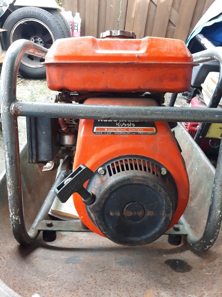 Benzine Stroomgroep Kubota GS 200 2,7 Kw110 /220 Volt, Ophalen, Gebruikt