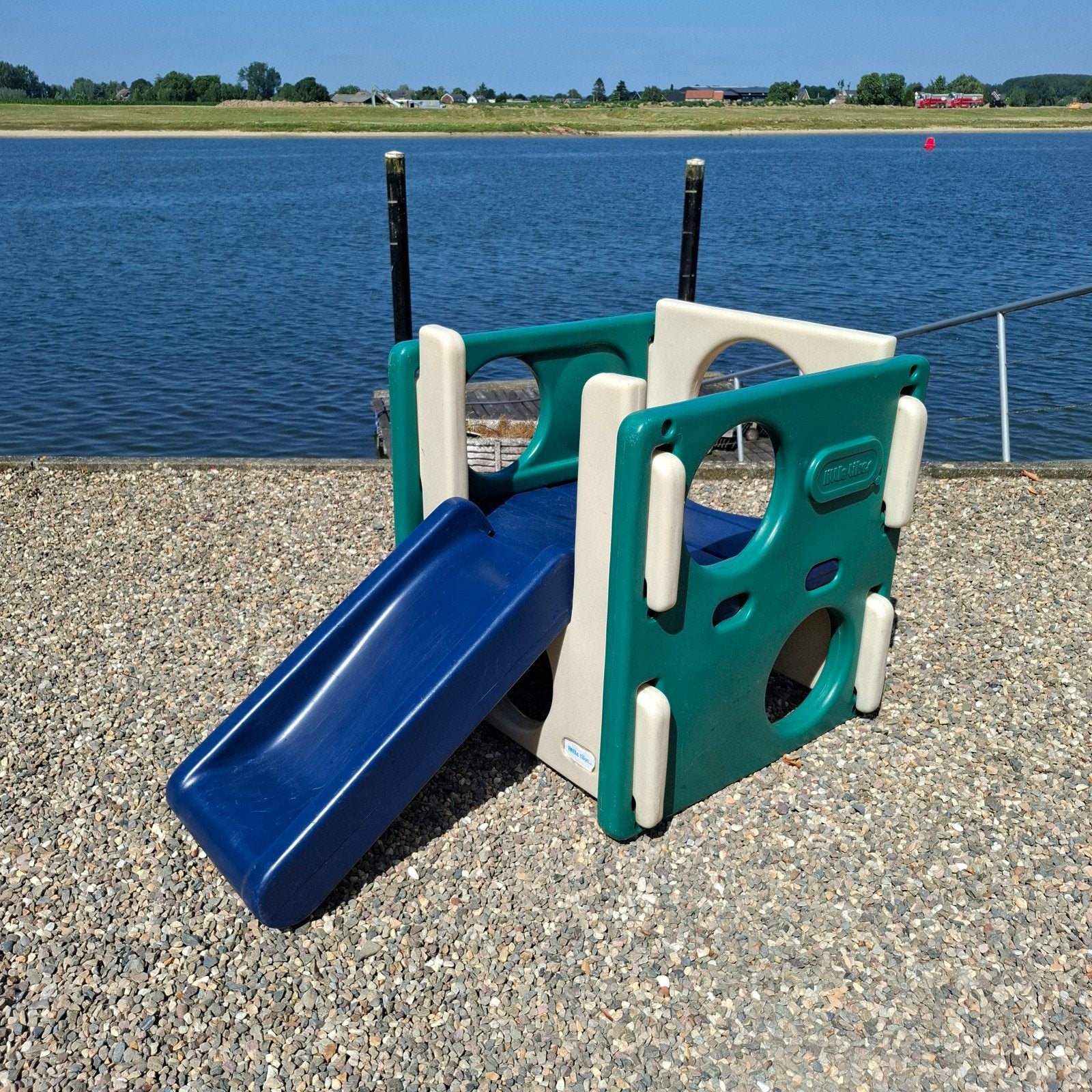 Little tikes klimtoestel kubus met glijbaan, Kinderen en Baby's, Speelgoed | Buiten | Speeltoestellen, Ophalen, Gebruikt, Overige typen