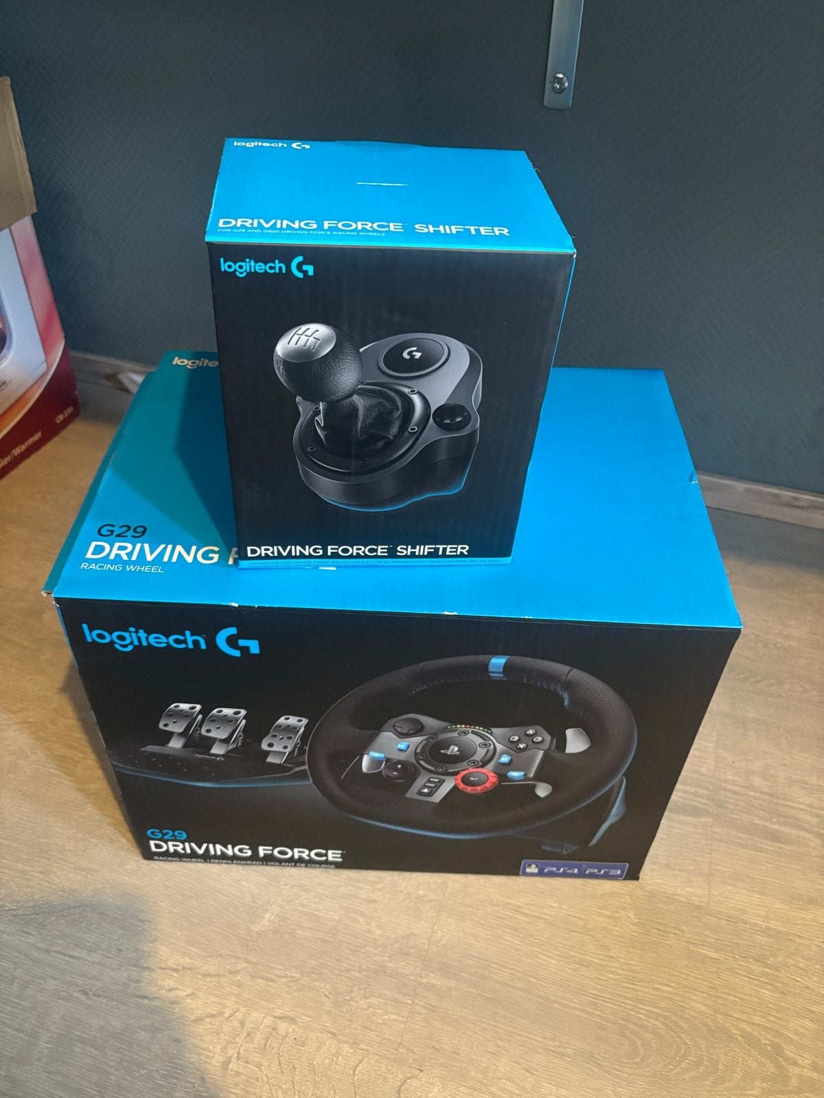 Logitech G29 Driving Force Racing Wheel + Shifter, Ophalen of Verzenden, Zo goed als nieuw