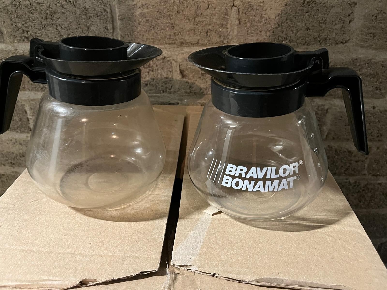 Bravilor Bonamat Koffiekannen - 2 stuks, Gebruikt, Verzenden, 10 kopjes of meer, Koffiemachine
