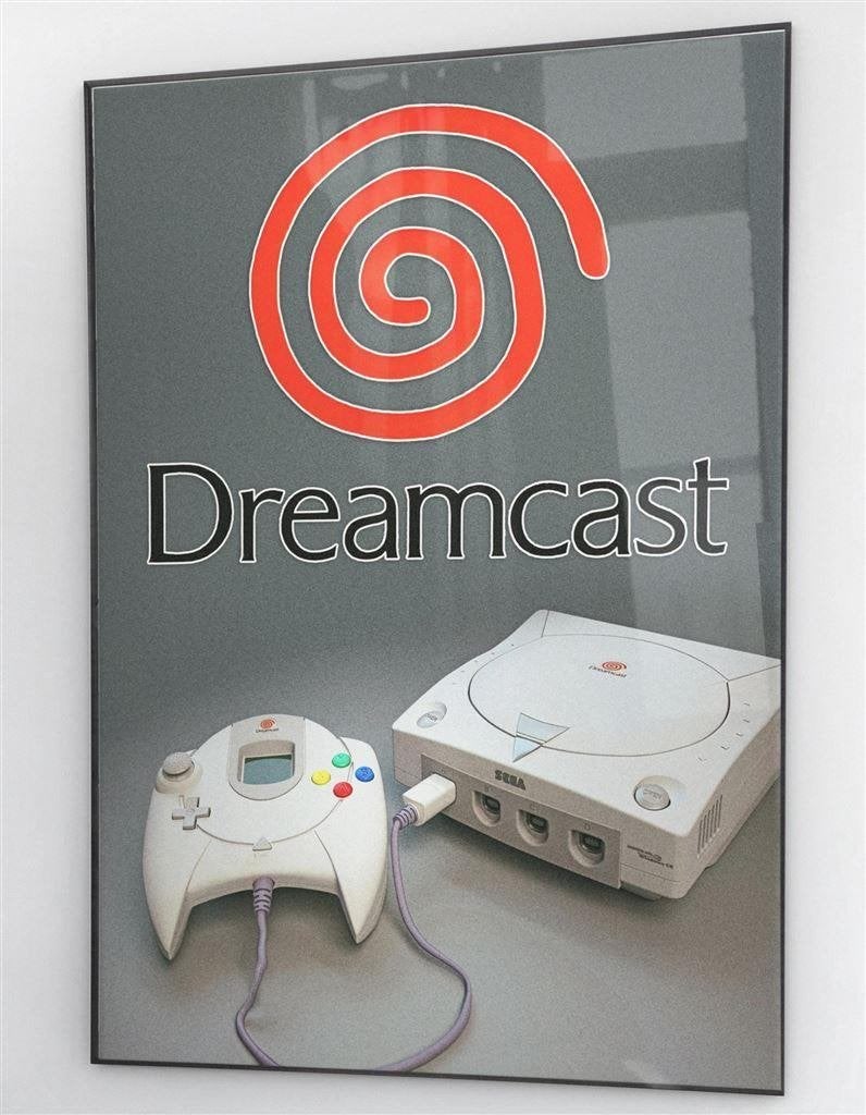 SEGA Dreamcast console Poster, Verzamelen, Verzenden, Nieuw, A1 t/m A3, Film en Tv