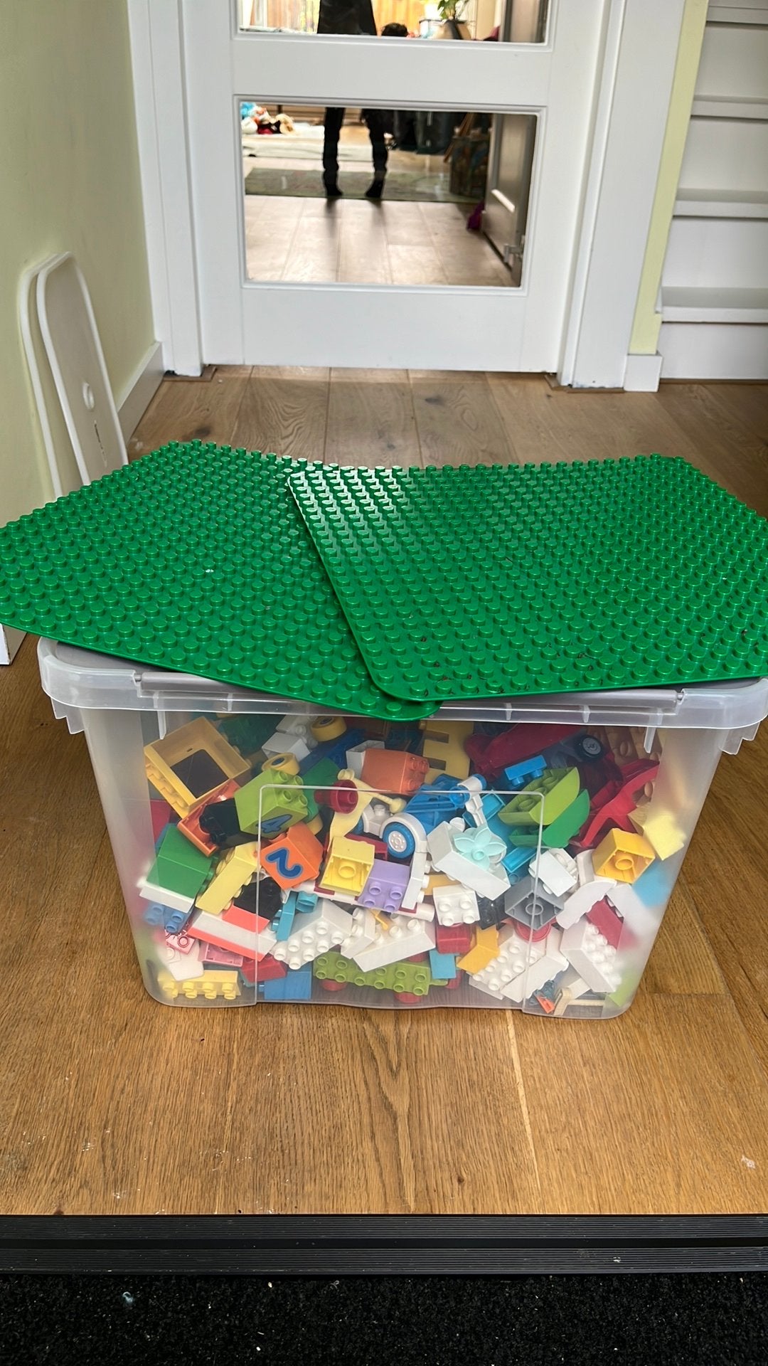 Lego duplo ( ca 30 lt ), Ophalen, Zo goed als nieuw