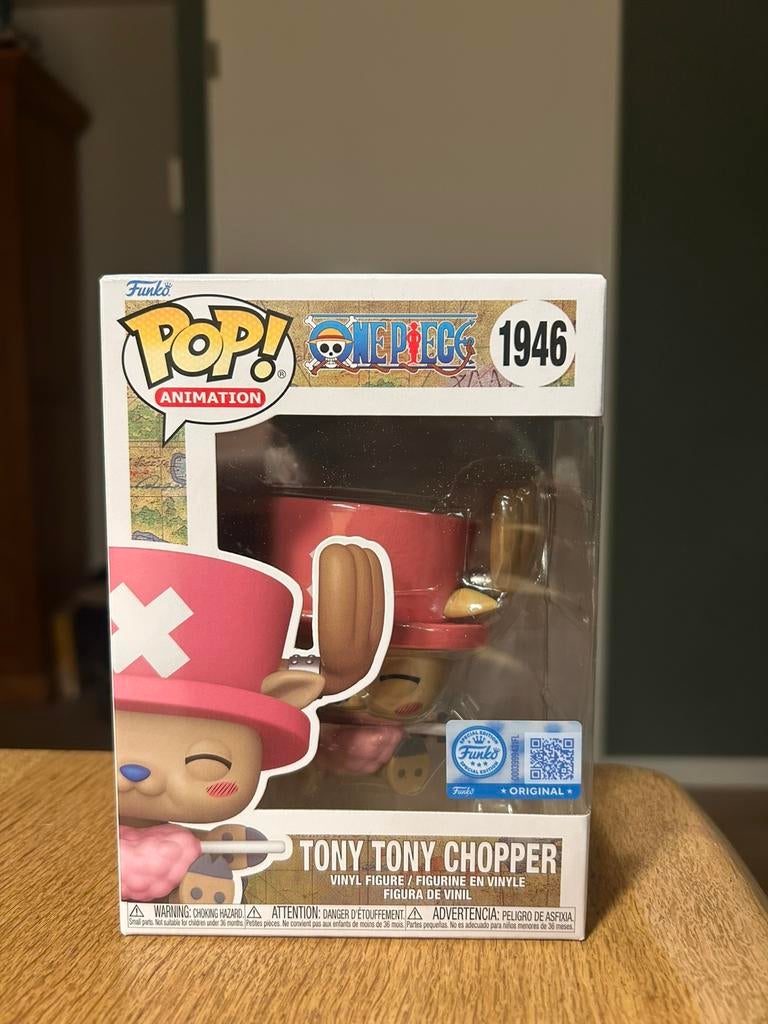 Funko pop! Tony Tony Chopper Exclusive, Ophalen of Verzenden, Zo goed als nieuw
