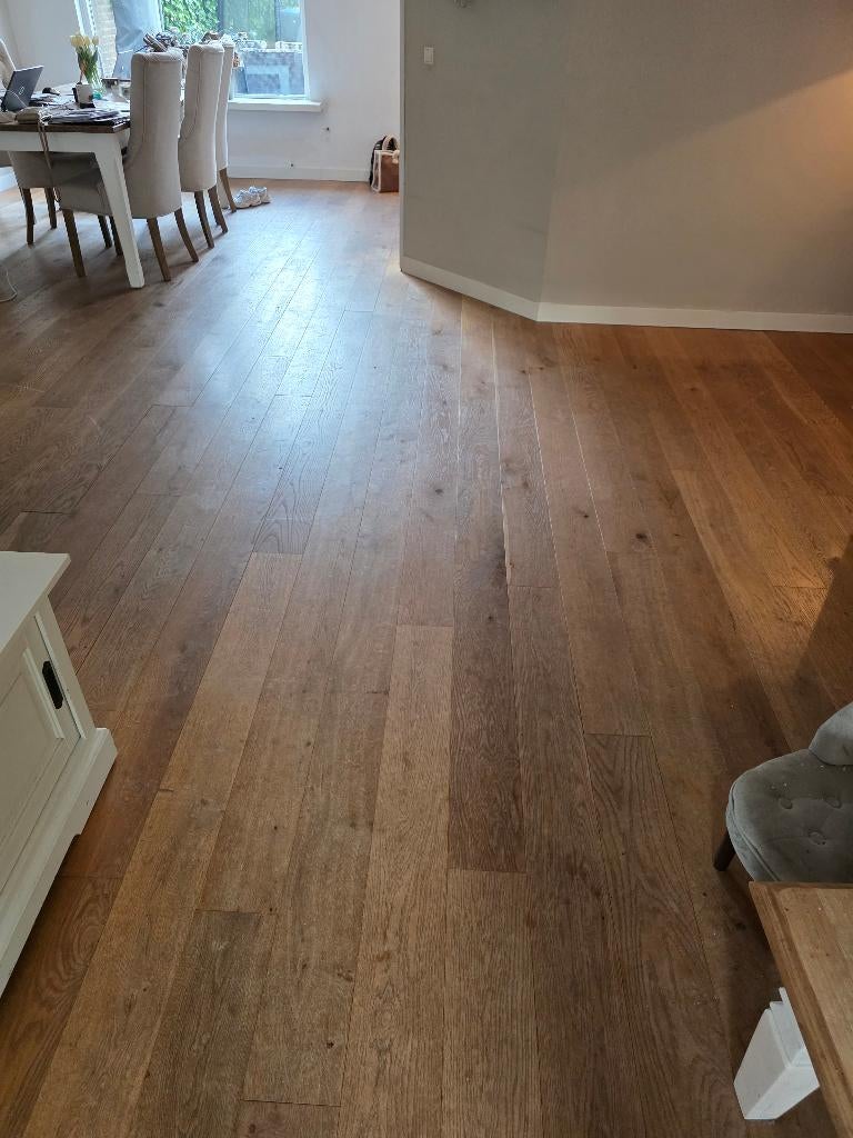 Eiken vloer, Ophalen, Gebruikt, 50 tot 150 cm, Vloerdelen of -planken