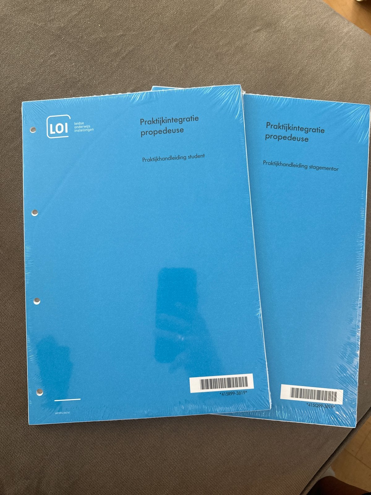 Praktijkintegratie propedeuse LOI - Student & Stagementor, Ophalen of Verzenden, Nieuw, HBO